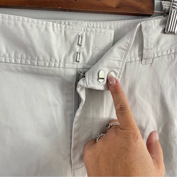 ATM Anthony Thomas Melillo | Women’s High Waist Crop Wide Leg Pants Stone Grey 4 - Picture 5 of 10